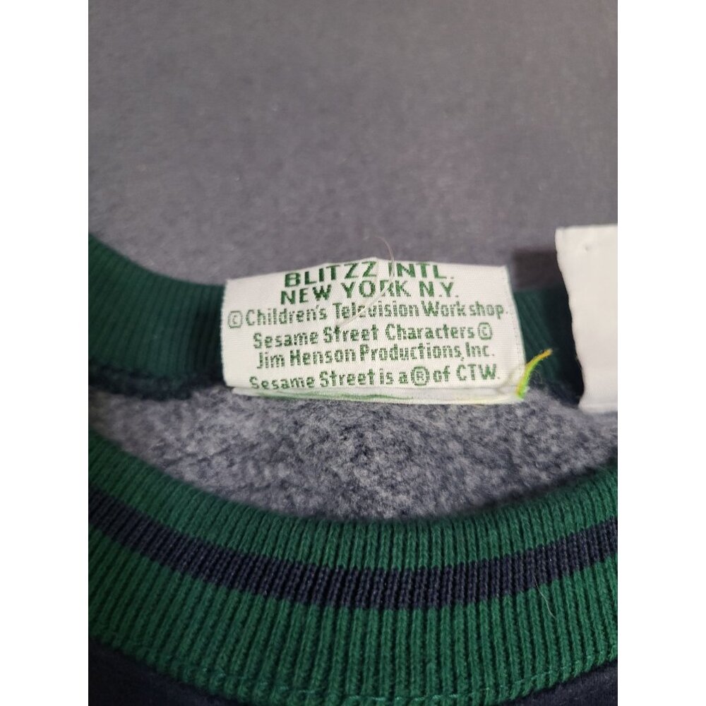 SESAME STREET ELMO "THAT TICKLES" Vintage Crewneck Sweatshirt Pullover SZ LG - Picture 6 of 9